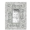 thumbnail image 2 of ArtToFrames 4" x 7" Platinum Baroque Luxe Picture Frame, 4x7 inch Silver Wood Poster Frame (WOM-5265),  Pack, 2 of 7