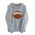 thumbnail image 2 of Nmnitkp Hoodies for Women High-end Fabric Graphic Hoodies Print Winter Hoodie Pullover Long Sleeved Comfortable Sweatshirt Gray,M, 2 of 3