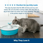PetSafe Drinkwell Butterfly Pet Fountain - Automatic Dog and Cat Water Bowl