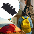 thumbnail image 4 of Unique Bargains 4 Pcs Self-Adhesive Five-pointed Star Durable Nylon Repair Patches 3.15"x3.15" Black, 4 of 4
