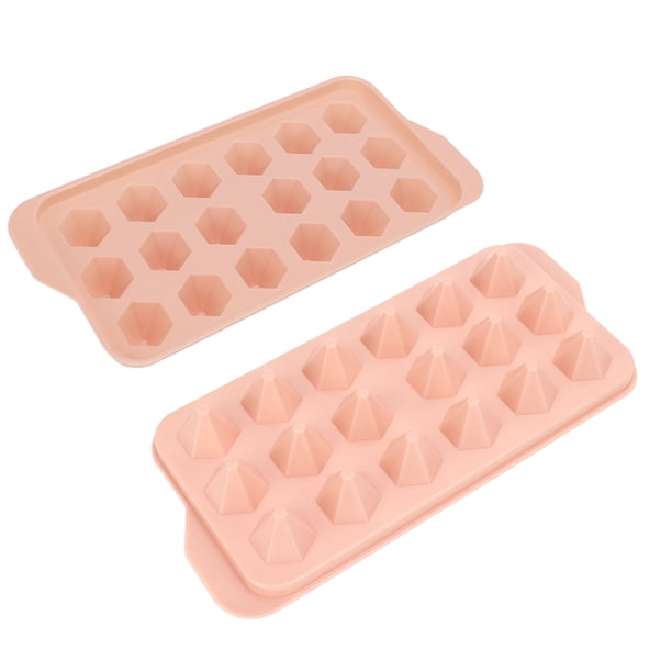 Bandeja Para Cubitos De Hielo, Molde Para Cubitos De Hielo Fácil De Desmoldar, Fabricante De Cubitos De Hielo PP De Alimentaria Con Tapa, Bonita Bandeja Para Cubitos De