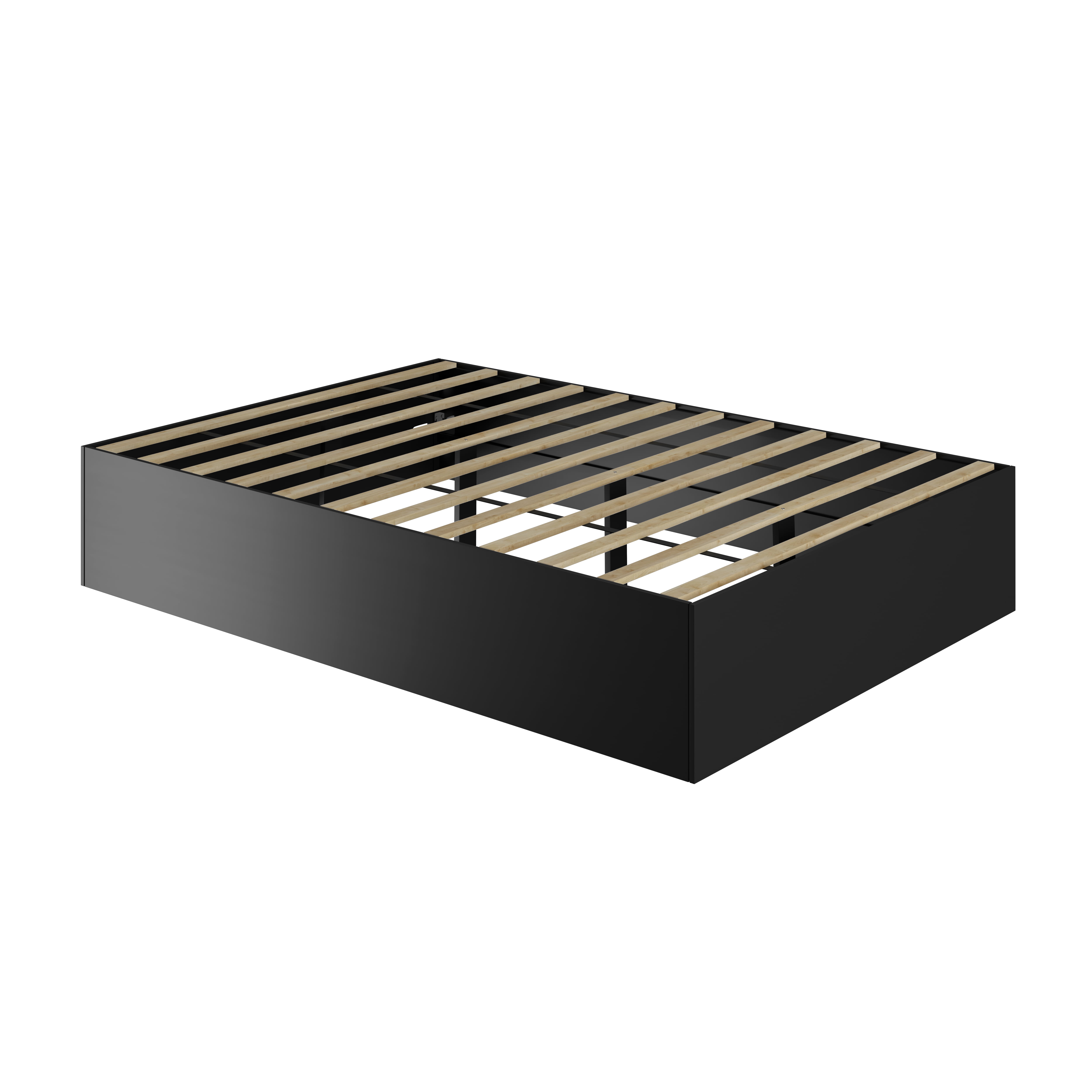 Premier Beckett King Black Modern Platform Bed Frame Base