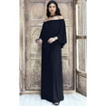 thumbnail image 3 of KOH KOH Long Strapless Cocktail Evening Off The Shoulder Cold Sexy Evening Flowy Formal Full Floor Length Tall Drape Gown Maxi Dress For Women Dark Navy Blue XX-Large US 18-20 NT059, 3 of 6