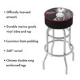 thumbnail image 4 of Trademark Gameroom Budweiser Clydesdale Black Bar Stool with Padded Seat, 4 of 5
