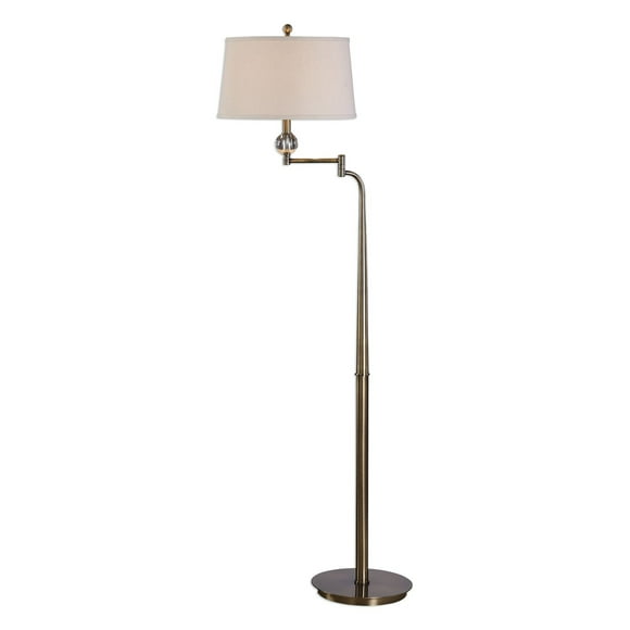 Uttermost Floor Lamps By Material, Henley Adjustable Boom Arm Floor Lamp By Uttermost