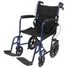 Karman Healthcare LT-1000HB-BL Transport Wheelchair-Blue