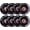 Steel Black, variant on Rollerex ST360 92A 54mm x 32mm Roller Skate Wheels (8-Pack w/ Bearings, Spacers and Washers) (Color Options) - Indoor Outdoor - Use for Quad Skate Wheel Replacement (Prime White)