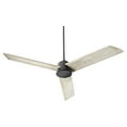 thumbnail image 2 of 35603-69-Quorum Lighting-Trio - 60 Inch 3 Blade Ceiling Fan-Noir Finish-Weathered Oak/Weathered Oak Blade Color, 2 of 3