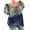 Army Green, variant on Women Summer Plus Size Tops Fashion Floral Printed Short Sleeve Tunic Blouse Casual V Neck Loose T Shirts