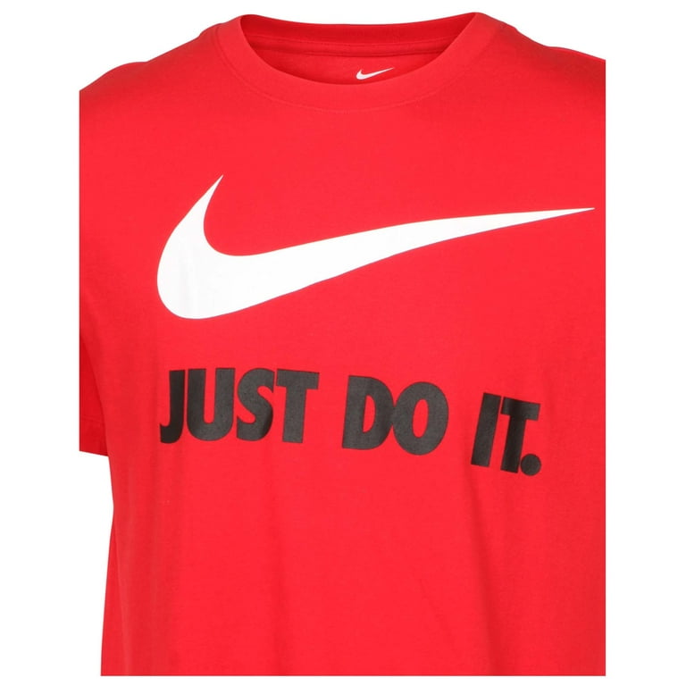 Nike just do it red sweatshirt hotsell