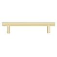 thumbnail image 3 of Confluence RBP30601BB 128mm Brushed Brass Knurled Cabinet Pull, 3 of 4
