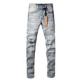 thumbnail image 2 of New Ksubi Men's Jeans 2025 High Quality Streetwear Slim Fit Stretch Jeans Baggy Ripped Straight Skinny Denim Pants, 2 of 7