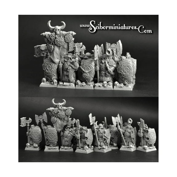 Scibor Monstrous Miniatures Evil Dwarves Veterans New