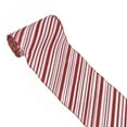 thumbnail image 4 of Holiday Time 6 po x 20 pi Ruban Rayé, Rouge et blanc, 4 of 4