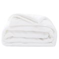 thumbnail image 1 of Deconovo Manta de cama Twin-XL, suave y ligera, blanca, 152 cm de ancho x 203 cm de largo, manta de forro polar, suave y acogedora, microfibra de lujo, 1 of 7