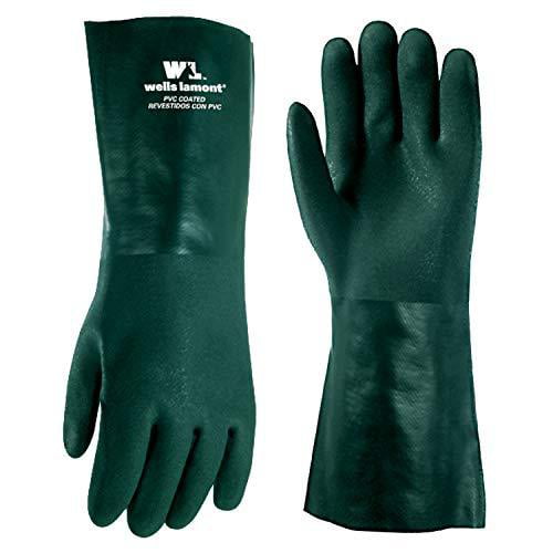 Heavy Duty Chemical Gloves Double Dipped Safety Work PPE Protection PVC Gauntlet 