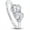 White, variant on 925 Sterling Silver 14K Rose Gold Plating Heart Shape & Oval Cut White Diamond Toi Et Moi 2-Stone Wedding Engagement Ring For Women