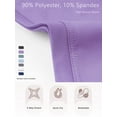 thumbnail image 5 of NELEUS Womens Plus Size Workout Tops for Casual Athletic Running Gym V Neck Loose Fit Yoga Shirts Summer Tees,Purple,US Size 2XL, 5 of 9