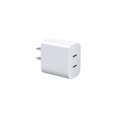 thumbnail image 1 of Cargador Dirsir de doble puerto USB-C de 20 W con carga rápida PD, 1 of 7