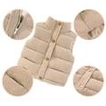 thumbnail image 3 of Chaleco acolchado cálido con capucha para niñas y niños, ropa de abrigo con forro suave y aislamiento, 3 of 5