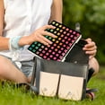thumbnail image 5 of FORMRS 1-Subject Spiral Notebook 8" x 5" College Ruled 60 Refillable Sheet A5 Hard Cover, 2 Pack, Pink Block Pattern, 5 of 7
