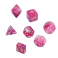 thumbnail image 4 of Juego de dados poliédricos de 7 piezas, accesorios de juego de mesa de dados divertidos portátiles acrílicos para fiestas navideñas tipo 1, 4 of 9