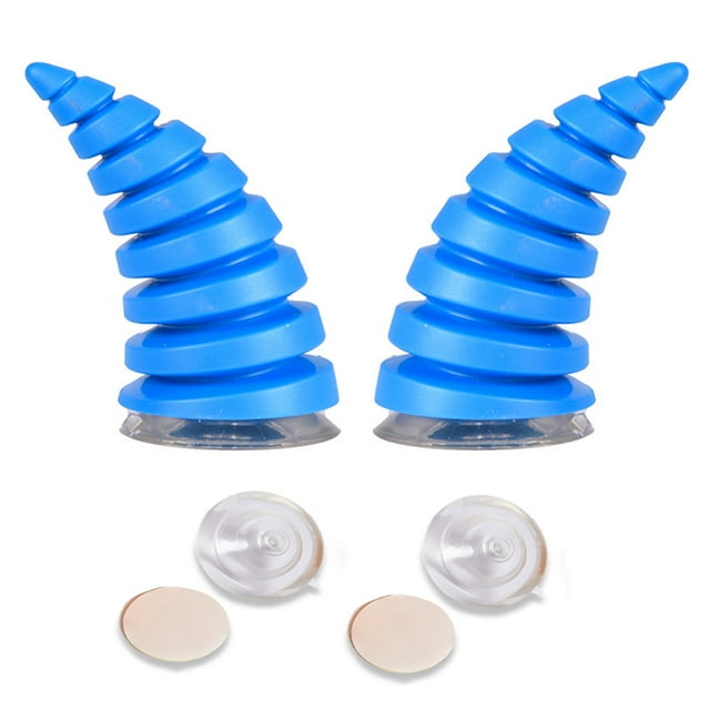 2Pcs Helmet Devil Horns with Suction Cup Helmet Accessory for Helmet Ski Helmet Motorcycle Helmet Helmet Not Included