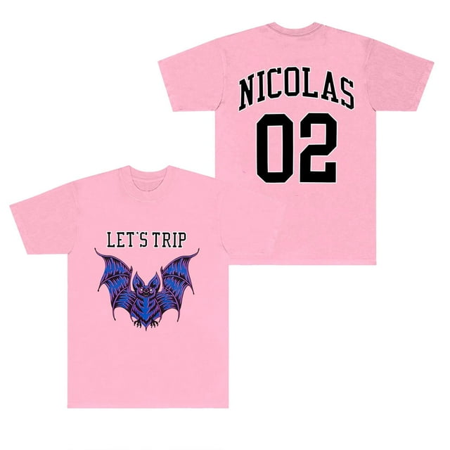 Sturniolo Triplets Let's Trip Bat T-Shirts Cosplay Unisex Fashion Crewneck Short Sleeve Tee