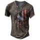 thumbnail image 1 of Men's Short Sleeve Graphic And Embroidered Fashion T-Shirt Spring And Summer Short Sleeve Printed S, 1 of 3