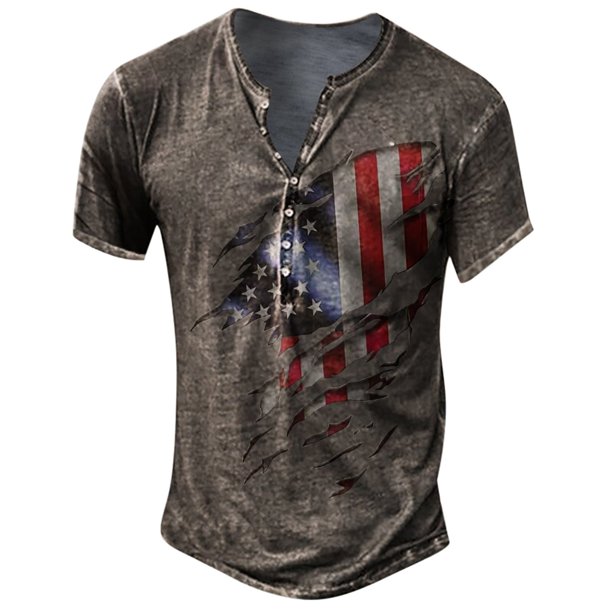 Men's Short Sleeve Graphic And Embroidered Fashion T-Shirt Spring And Summer Short Sleeve Printed S