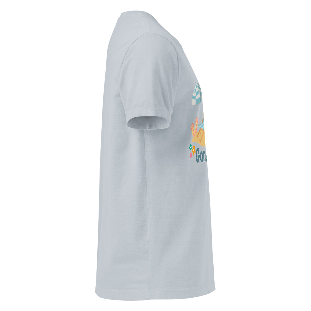 Gen X Gone Surfing - Unisex oversized t-shirt (Light Washed Denim, 2XL)