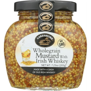 Lakeshore Wholegrain Mustard with Whiskey - 205g