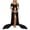 Black, variant on Women's Maternity 320g Stretch Spandex Dress, Off-the-Shoulder Front Slit Train Gown, Sexy Pregnancy Photoshoot & Formal Long Dress, 1pc, S/M/L/XL