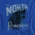 thumbnail image 2 of Game of Thrones The North Remembers Unisex Adult T-Shirt, Royal, Medium, 2 of 6