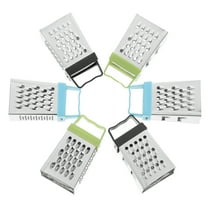 unbranded 6pcs Mini Cheese Grater Stainless Steel Small Box Grater Vegetables Shredder Handheld Kitchen Tool for Slicing Cheese Ginger Potatoes