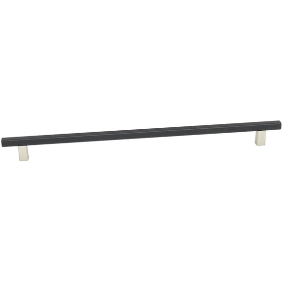 Alno A2805-18 Quadrato 18" Center To Center Modern Smooth Square Cabinet Bar Handle /