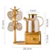 thumbnail image 3 of Juego de ollas for beber jugo de fruta de vidrio ámbar jarra de agua fría jarra de agua fría for el hogar con gran capacidad y resistencia a altas temperaturas, 3 of 7