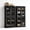 Black, variant on Buildhom 67" Tall Pantry Cabinet with Glass Doors & Adjustable Shelves, Freestanding Wood Storage Cupboard for Dining Room, Pantry, Brown