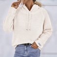 thumbnail image 4 of Vedolay Long Sweaters for Women Sweaters for Women Fall 2023 Crewneck Long Sleeve Side Slit Knit Pullover Sweater,A S, 4 of 5