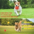 thumbnail image 3 of Paquete de 2 pelotas de juguete para perros, perros y cachorros, comedero para perros y mascotas, pelota de limpieza de dientes para masticar, juego de ejercicio, pelota de entrenamiento IQ, 3 of 5