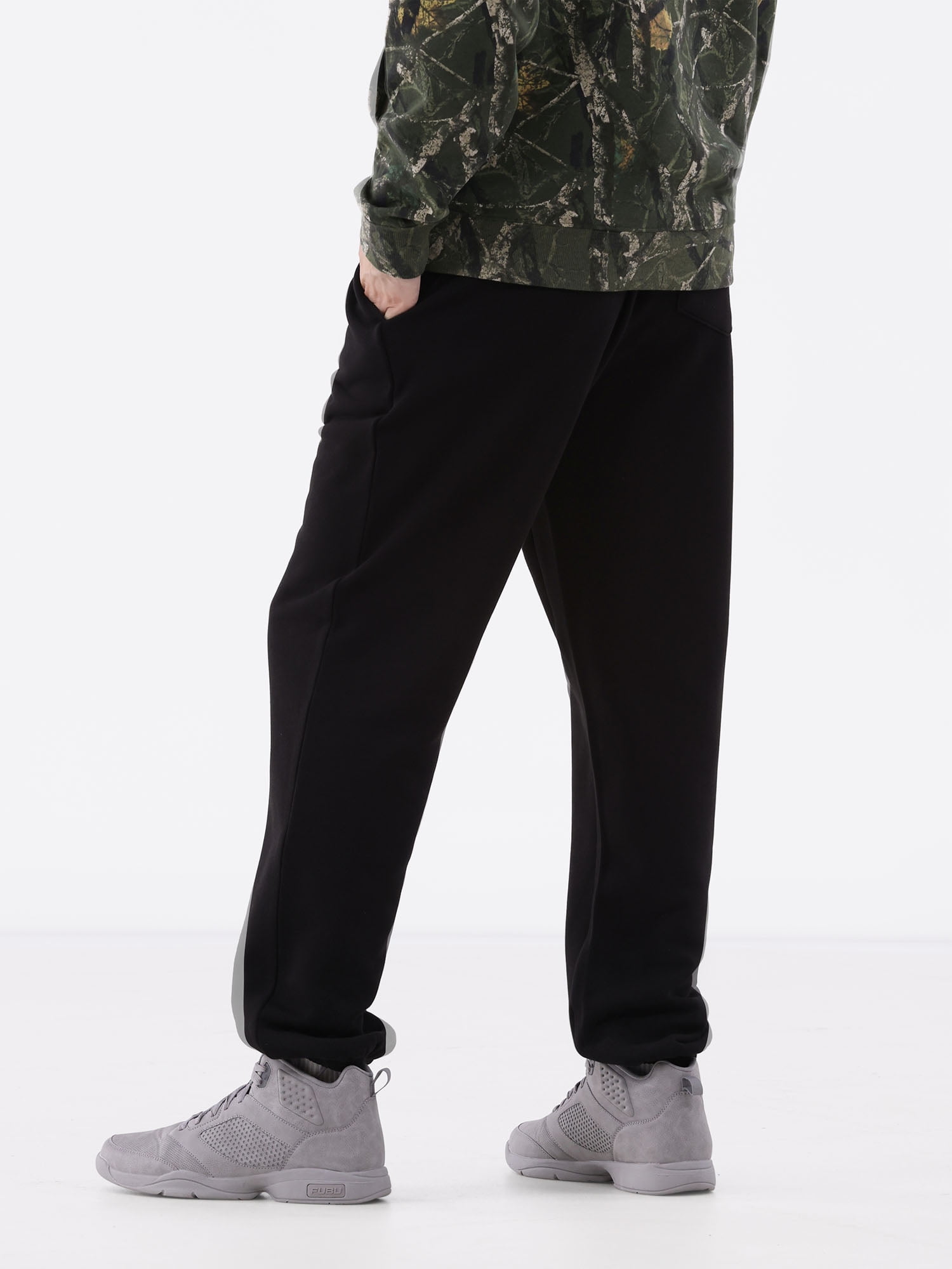 No Boundaries All Gender Soft Fleece Jogger Pants, 30" Inseam, Men's and Big Men's