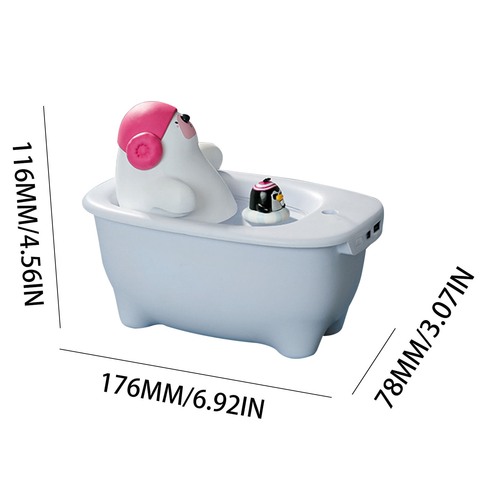 QTOCIO Humidifiers For Bedroom, Home Bedroom Small Dormitory Student Mini Office Desktop Humidifier