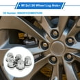 thumbnail image 2 of Unique Bargains 5 Pcs M12x1.50 Tuercas de rueda para Toyota Corolla 1987-2008/19-21 No.9094201033, 2 of 7