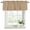 Light Khaki, variant on Indigo Blue Solid Color Curtain Valances for Windows, Kitchen Valance Window Treatments Panel 2 Pack, Minimalist Vintage Linen Texture Rod Pocket Short Curtains for Bathroom Bedroom 42 x 12 Inch