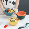 thumbnail image 5 of ReaNea Cereal Bowls 4 Pieces, Unbreakable And Reusable Light Weight Bowl For Rice Noodle Soup Snack Salad Fruit BPA Free, 5 of 9