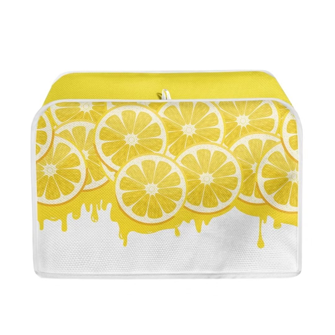 Renewold Yellow Lemon Toaster Cover 4 Slice Bread Toaster Oven Dust
