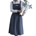 thumbnail image 1 of ENJOYW Women Men Work Kitchen Flower Coffee Shop Solid Soft Washed Cotton Apron Apron, 1 of 7
