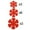 Red, variant on XINGAG Pot and Pan Protectors, 12 Pack 3 Sizes Cookware Dividers, Anti Scratch Separator Pads, Reusable Stacking Mats for Pots and Pans