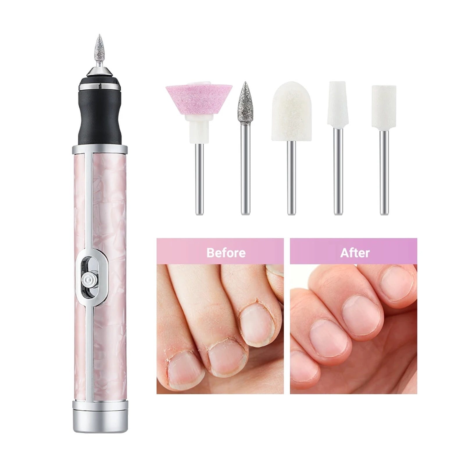 Wireless Nail Drill Pen USB Nail File Polishing Pen USB Rechargeable Nail Drill Machine Portable Manicure Drill Salon Tool