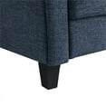 thumbnail image 5 of Lifestyle Solutions Alexa Microfiber Fabric Club Chair with Rolled Arms, Blue, 5 of 7